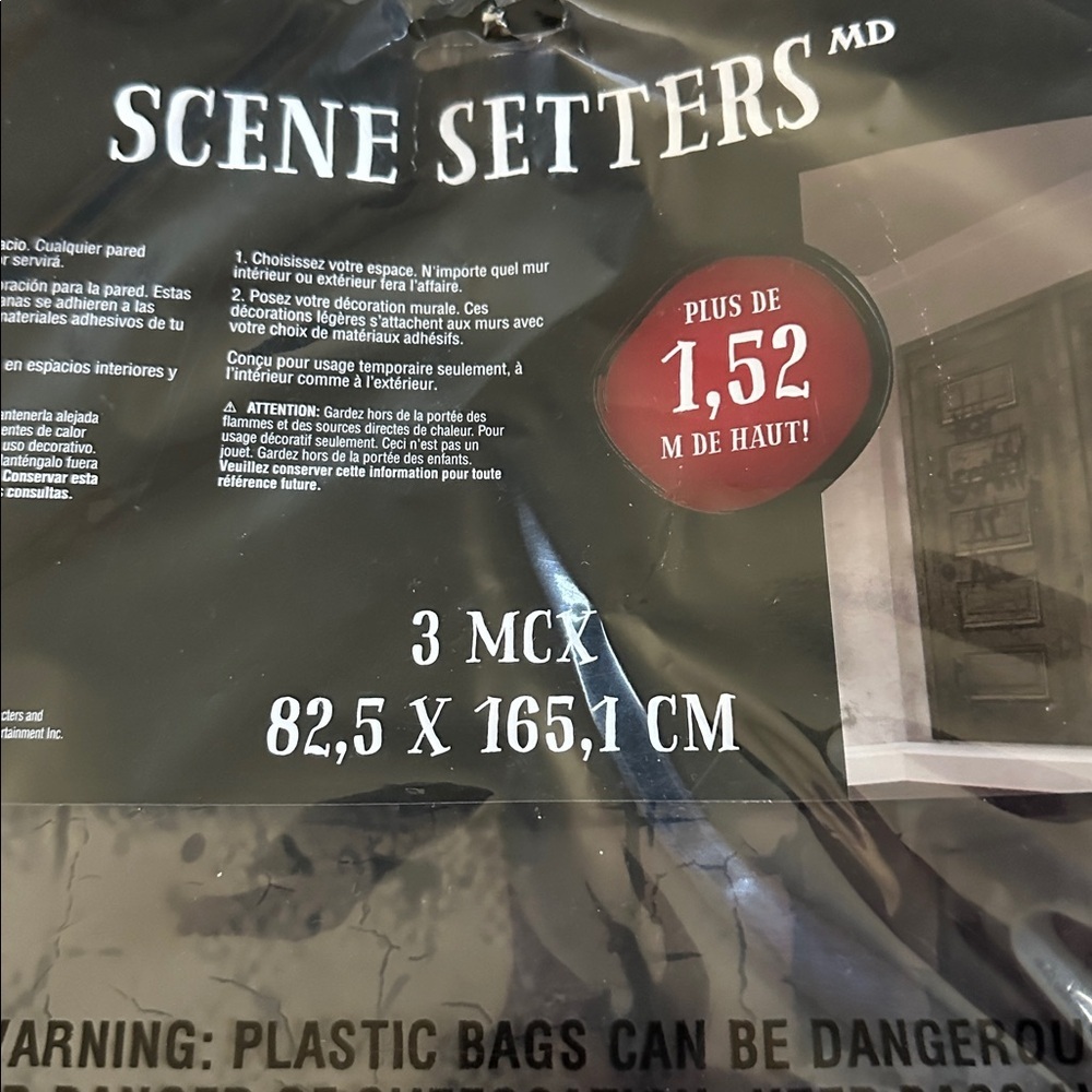 It Chapter Two- Scene Setters Over 5 Feet High New Backdrop Decoration - Picture 5 of 5